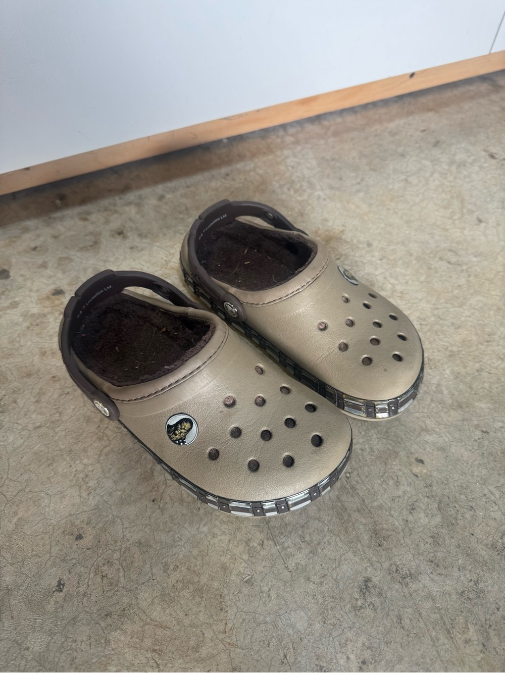 Kids Fur Lined Star Wars Crocs